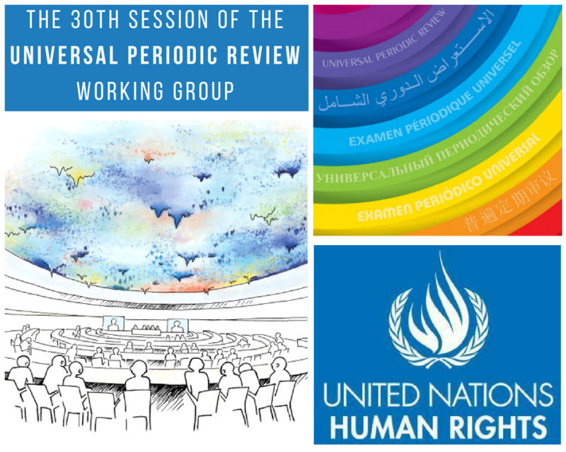 The 30th session of the Universal Periodic Review Working Group: focus ...